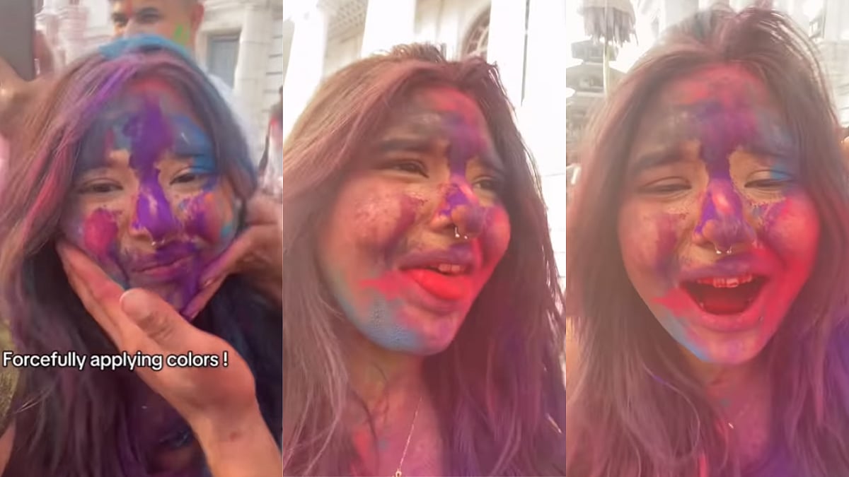 'Didn't Feel Safe': Men Put Gulaal Inside Women's Mouth At Basantapur Holi, Viral Video Raises Alarming Safety Concerns - WATCH 