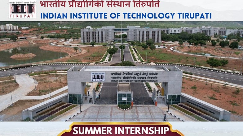 IIT Tirupati Summer Internship 2026: Apply Until 30 March At iittp.plumerp.co.in; Check Direct Link Here   