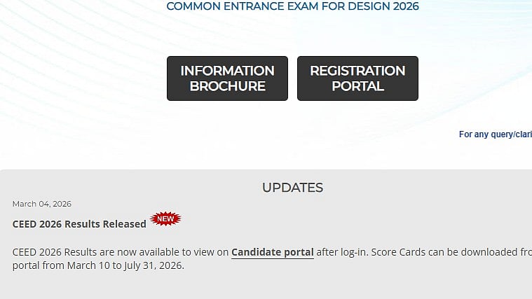 CEED 2026 M.Des Results OUT By IIT Bombay At ceed.iitb.ac.in; Direct Link Here 