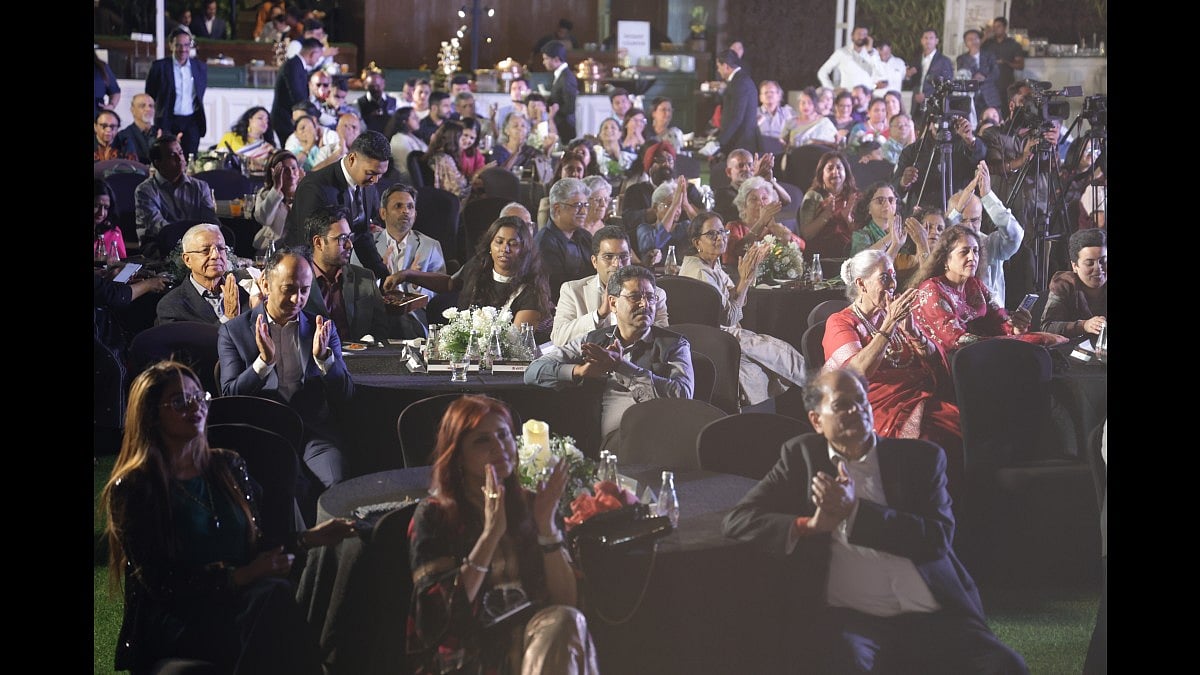 Audience listening with rapt attention 