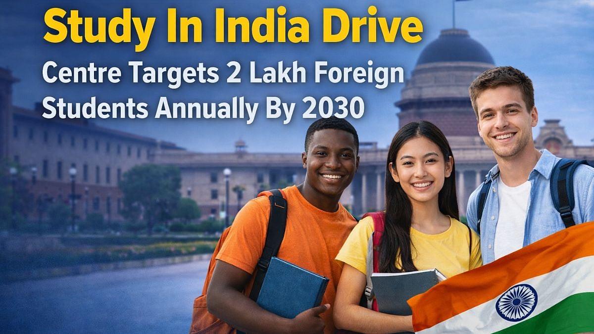 Study In India Drive: Centre Targets 2 Lakh Foreign Students Annually By 2030 