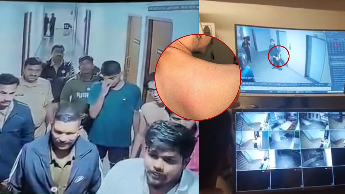 Pune: Police Lathi Charge Students Inside NST Hostel At Ajeenkya DY Patil University During Holi Celebrations | Video 