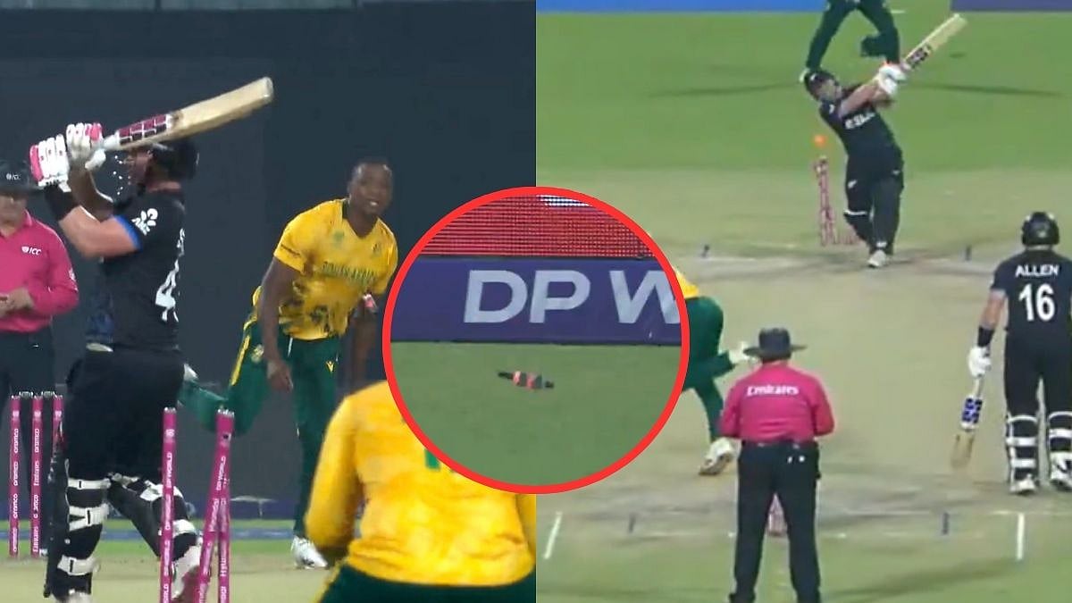 Kagiso Rabada Sends Bails Flying To The Boundary After Knocking Out Tim Seifert In SA VS NZ T20 WC26 Semi-Final | VIDEO 