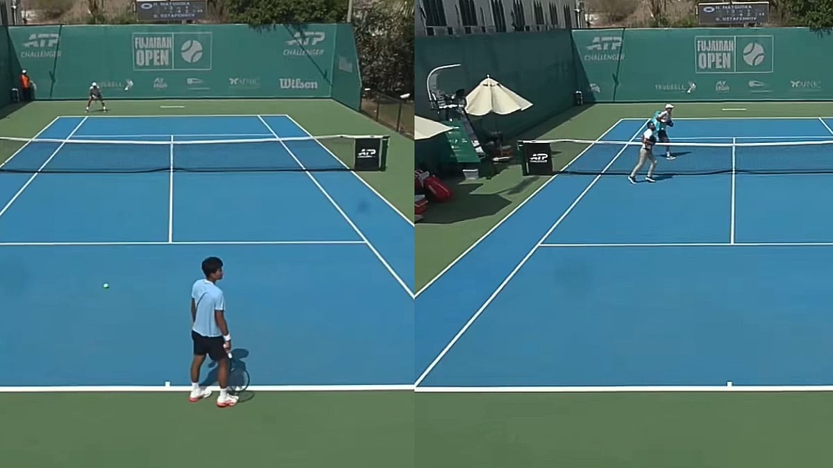 Scary Scenes! Explosions Halt Tennis Match As Players & Officials Flee Court Amid US-Iran-Israel War; Video 