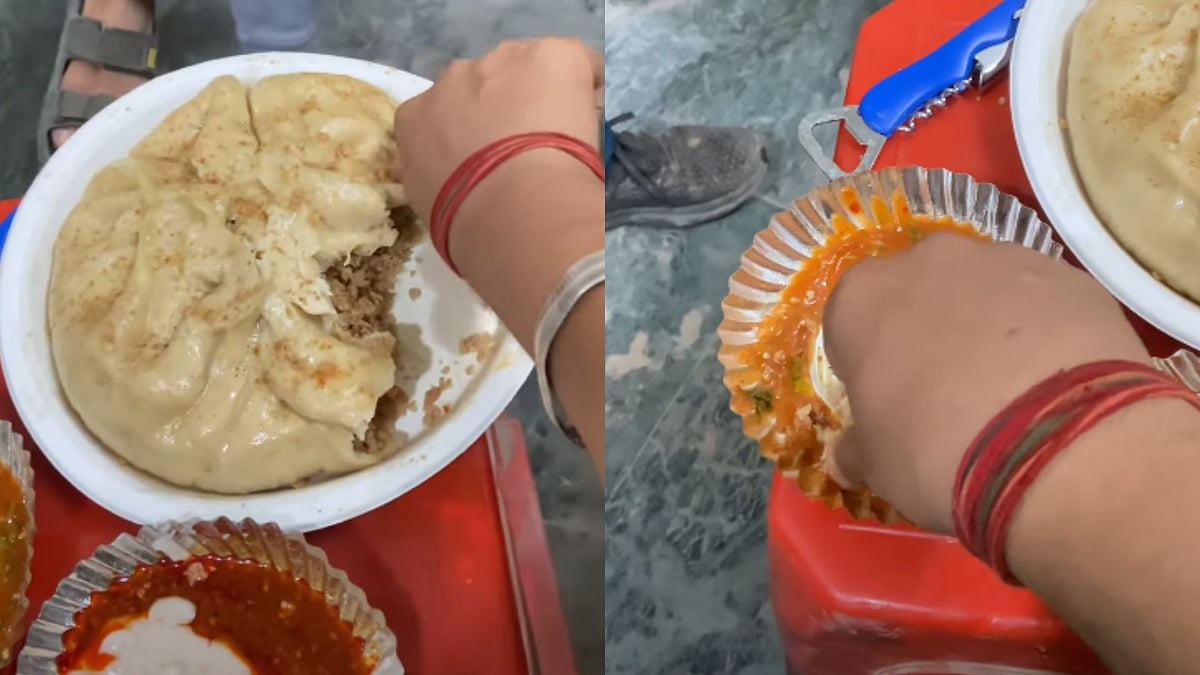 Viral Video Shows Plate-Sized ‘Momo Paratha’, But Netizens Say It’s Actually A Popular Tibetan Dish 