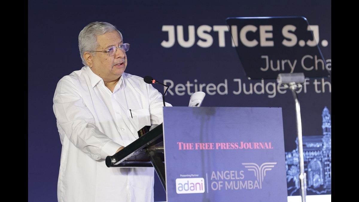 Justice S J Kathawalla, retired judge, Bombay High Court, chairperson of the Angels Of Mumbai jury 