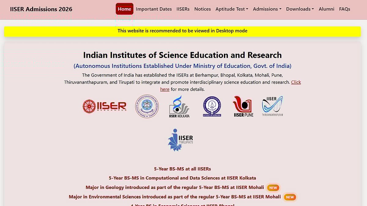 IISER IAT 2026 Application Opens Tomorrow: Check Eligibility, Admission Criteria And Fees Here  