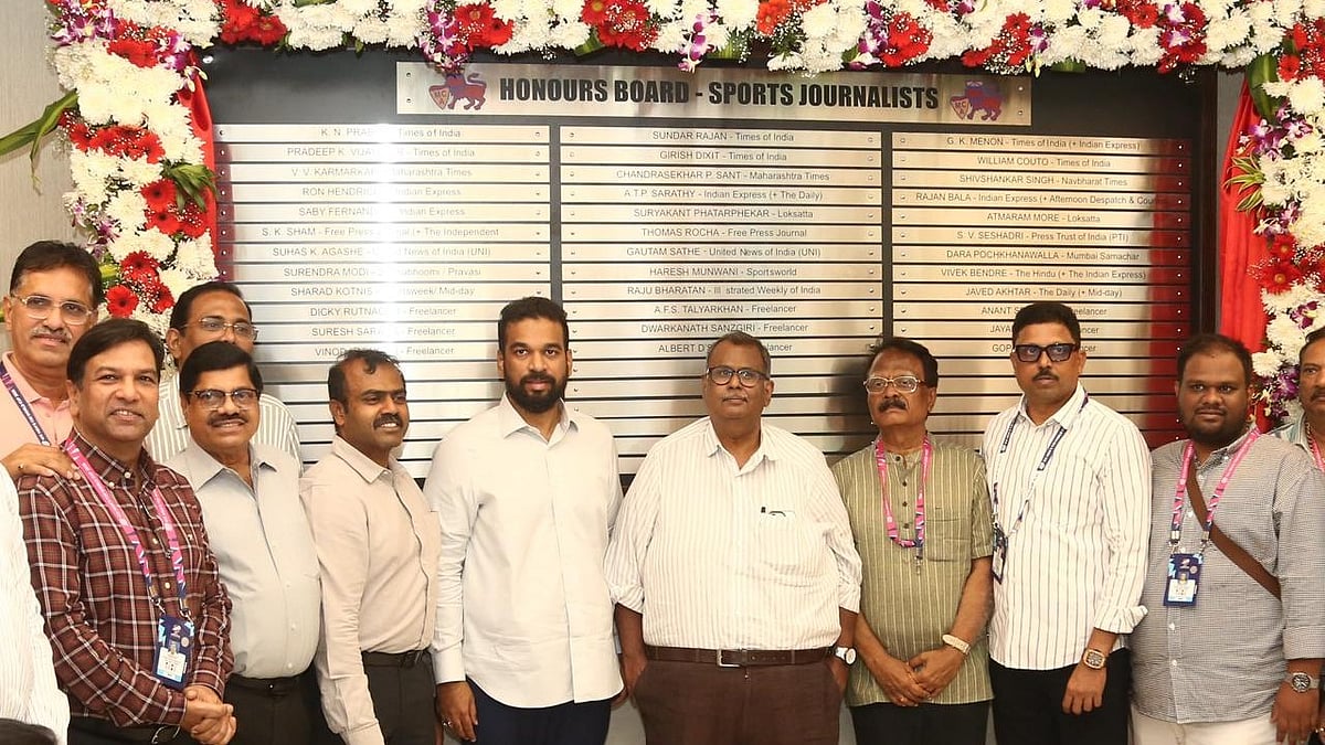 MCA Pays Tribute To Mumbai Sports Journalists With Honours Board At Wankhede Stadium 
