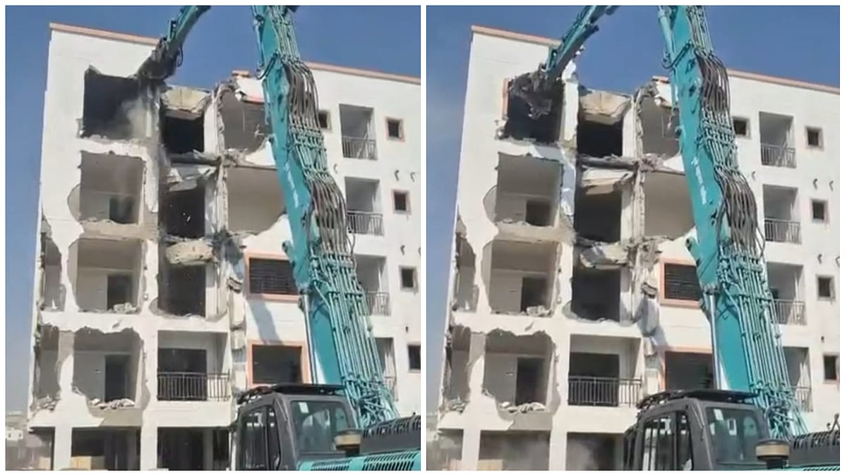 Pune Municipal Corporation Demolishes 75,000 Sq Ft Of Illegal Constructions In Lohegaon-Wagholi Area