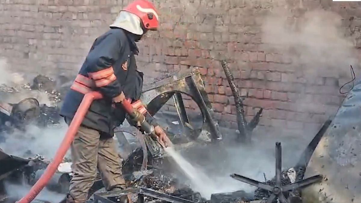 New Delhi: Massive Fire Ravages Over 50 Shanties In Rithala, No Casualties Reported | Videos 