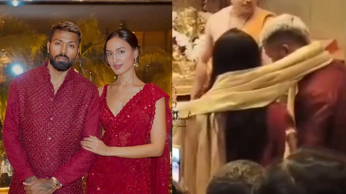 IND vs ENG T20 WC Semifinal: Hardik Pandya & Mahieka Sharma Spotted Sharing Shawl During Siddhivinayak Temple Visit In Mumbai; Video 