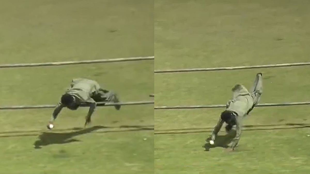 Viral Moment! Spectator Takes Stunning Diving Catch In Stands, Wins Cash Prize Of 20,000 PKR At Pakistan Tape-Ball Championship; Video 