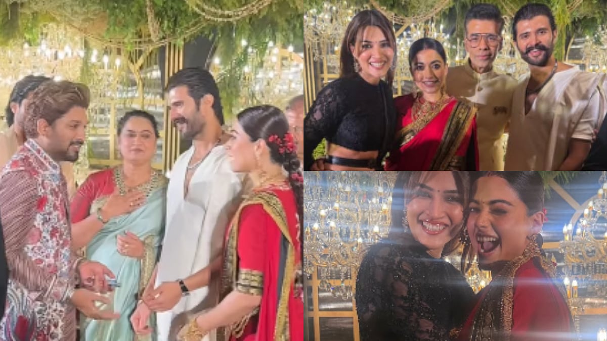 Rashmika Mandanna-Vijay Deverakonda Wedding Reception Inside Videos & Pictures: Kriti Sanon, Allu Arjun, Karan Johar Have A Gala Time 
