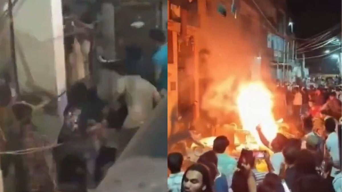 Delhi Shocker: Mob Vandalises, Sets House Ablaze In Uttam Nagar After Man Dies Following Holi Clash; Viral Video Surfaces