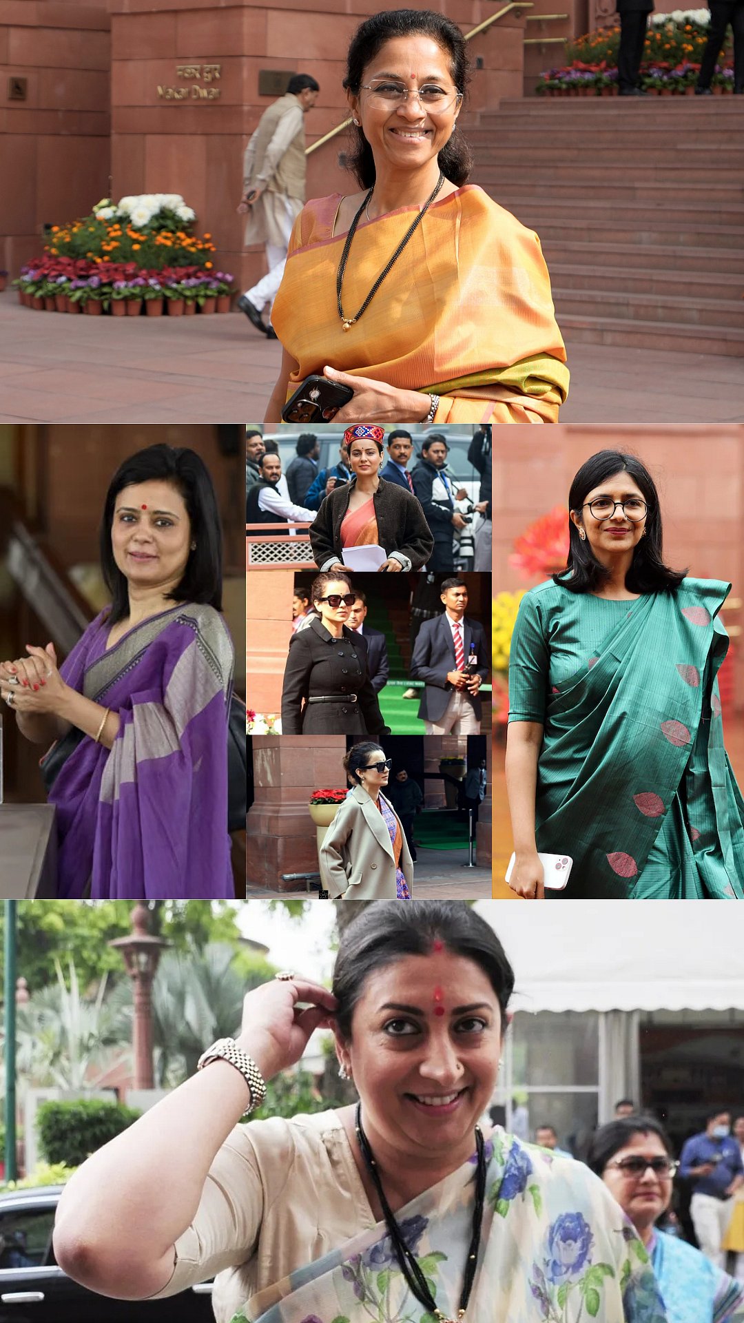 International Women's Day 2026: Kangana Ranaut To Swati Maliwal; Female Politicians Who Turned Heads With Their Saree Game