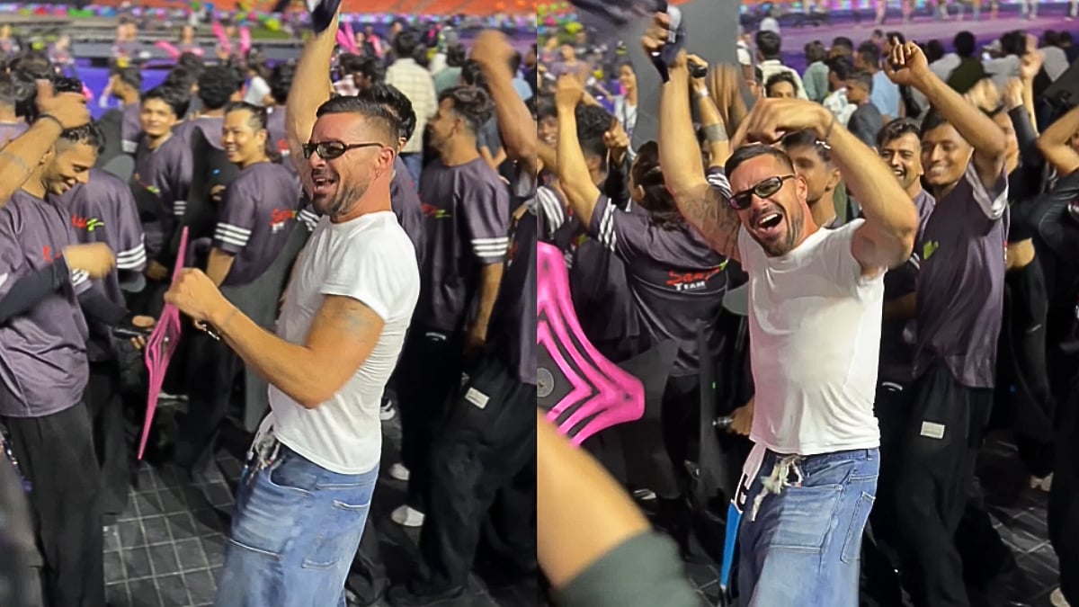 IND vs NZ ICC T20 WC 2026 Final: Ricky Martin Grooves To Sukhbir Singh's Famous Song 'Oh Ho Ho Ho' During Closing Ceremony Rehearsal; Video