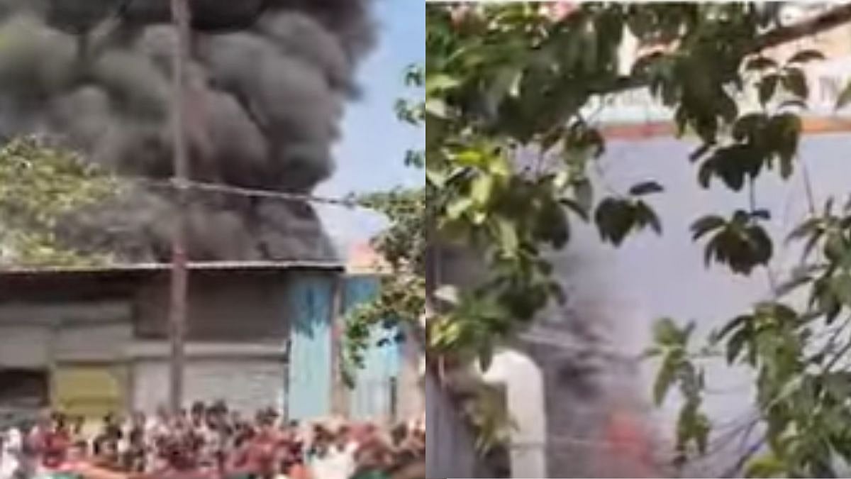 Nalasopara Fire: Massive Blaze Breaks Out Plastic Company; 3 Nearby Shops Gutted - VIDEO