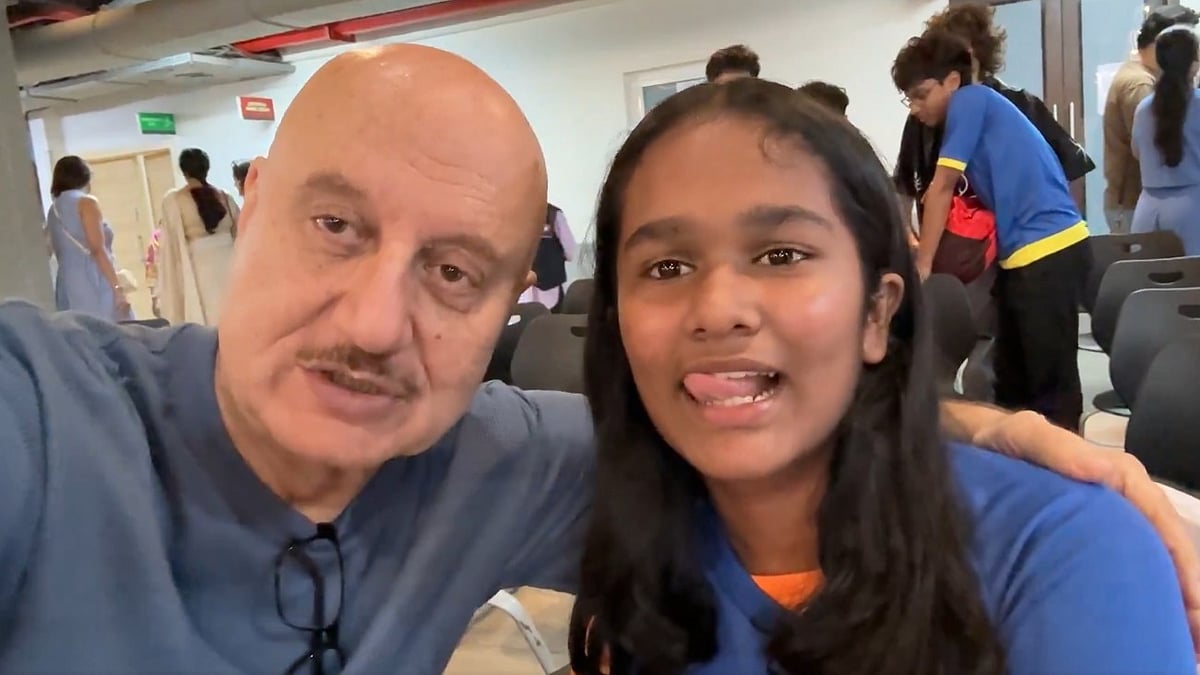 Video: Anupam Kher Attends Satish Kaushik's Daughter Vanshika's School Play As 'Parent', Calls It 'Biggest Joy' Of His Life