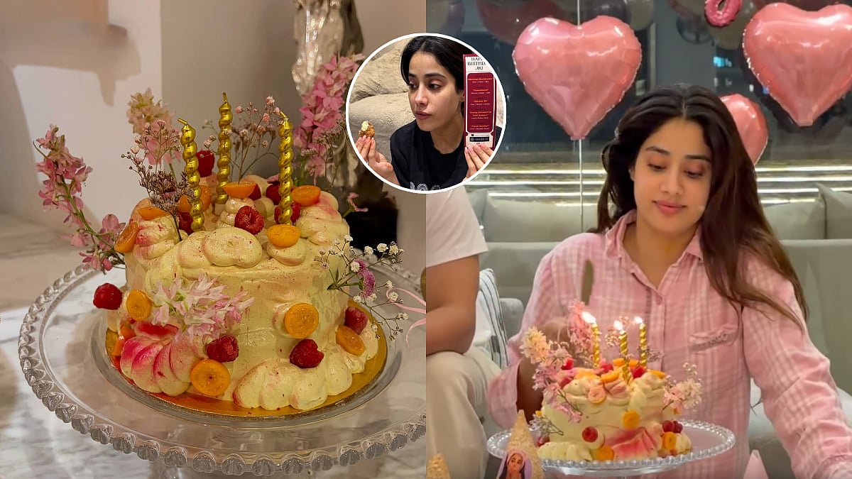 Janhvi Kapoor Opts For 'Keto Cake' On Her 29th Birthday; Chicken 29 & 'Param Sundari' On 5 Course Menu