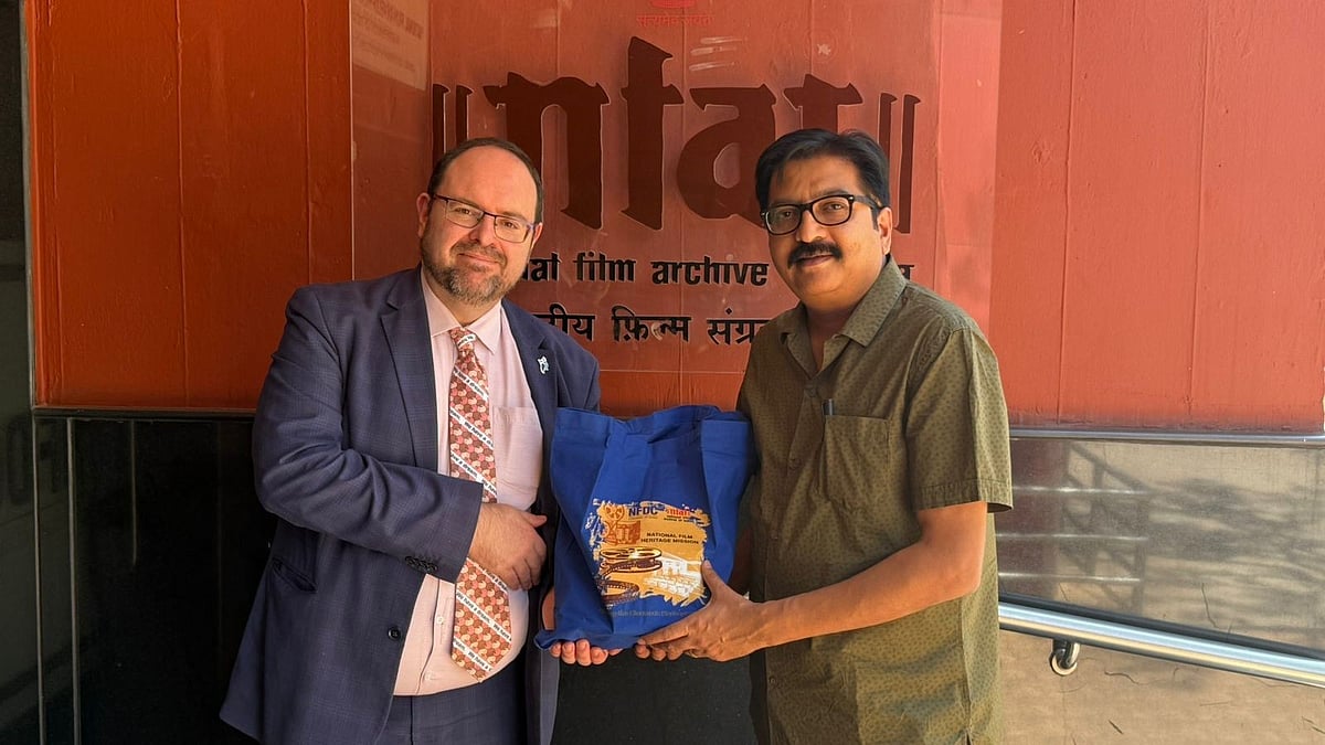 UNESCO Director Guilherme Canela Visits NFDC–National Film Archive Of India In Pune