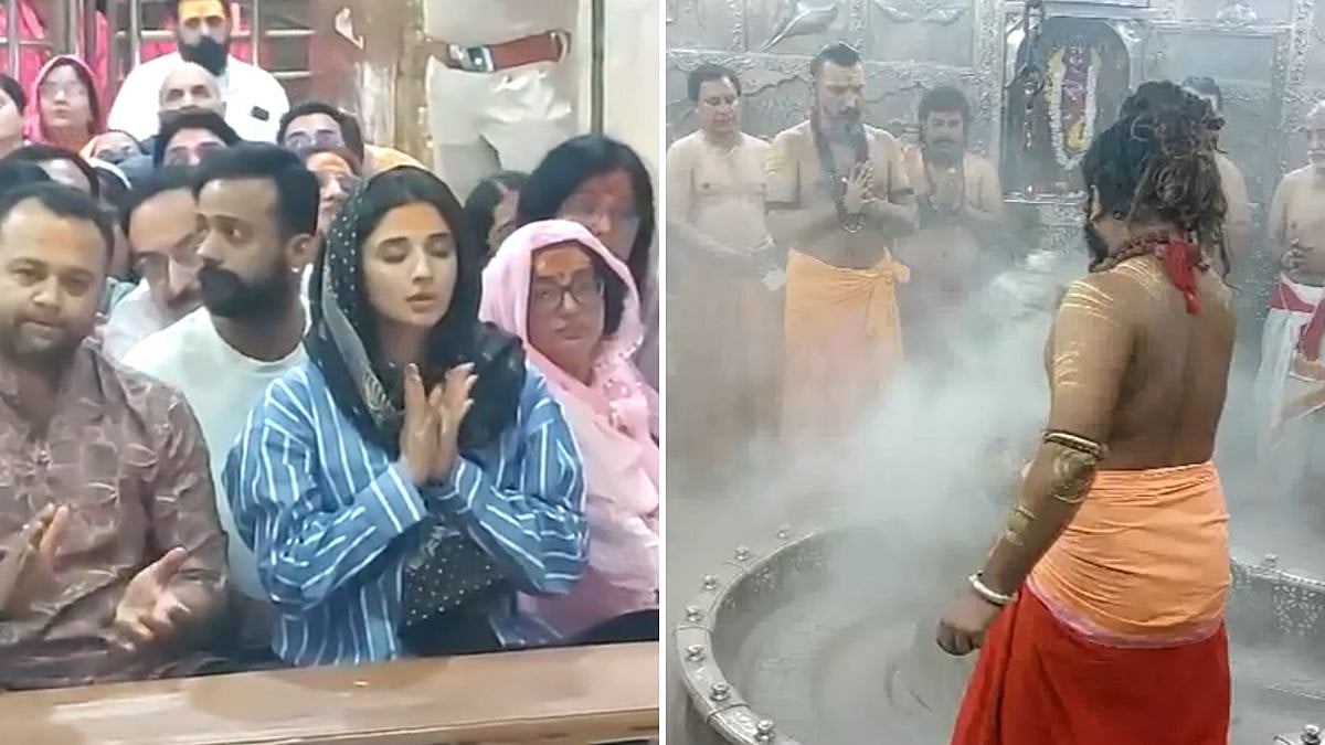 'I Will Never Forget This Feeling': Kanika Mann Witnesses Sacred Mahakaleshwar Bhasma Aarti In Ujjain | Video