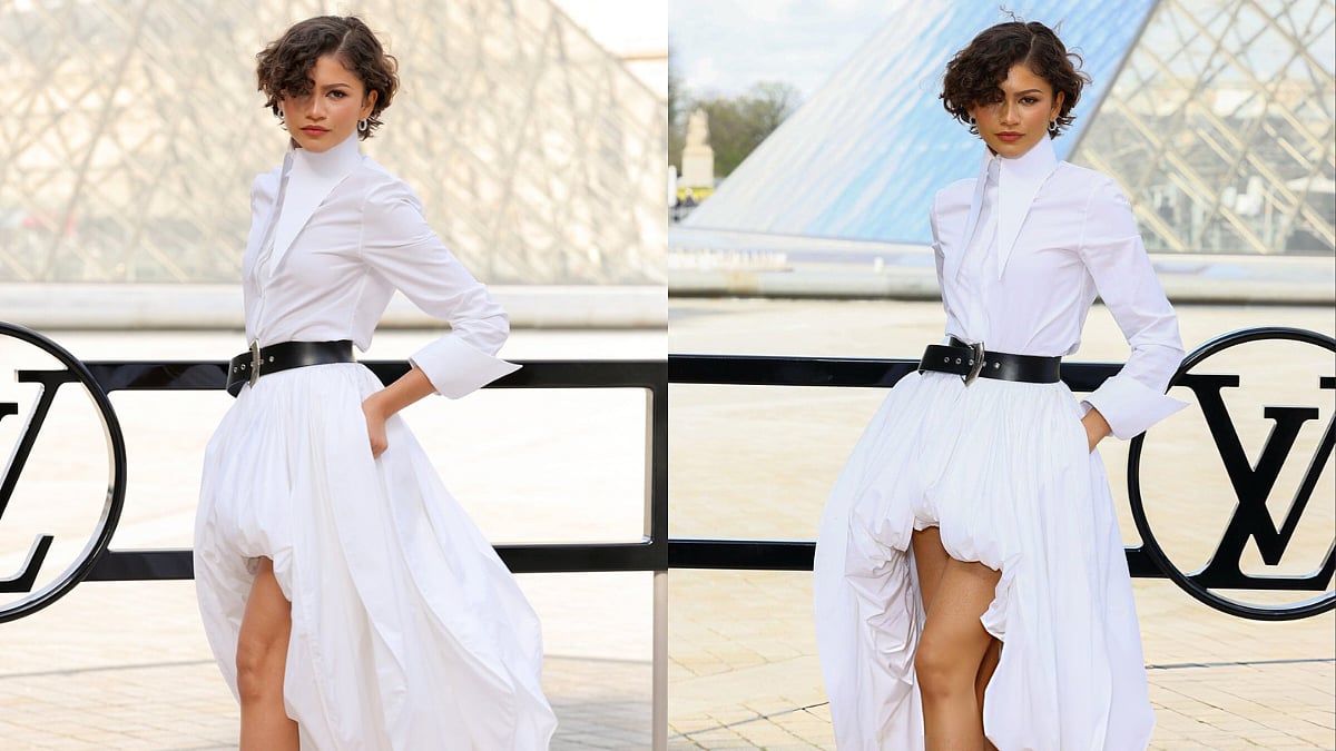 Zendaya at Louis Vuitton in Paris  | Image Courtesy: X (Zendaya Updates)