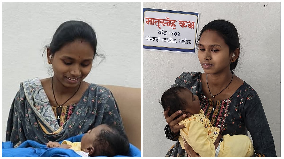 Newborn In Arms, Dreams In Heart: Nanded Woman Appears For HSC Exam With Newborn, Felicitated By College
