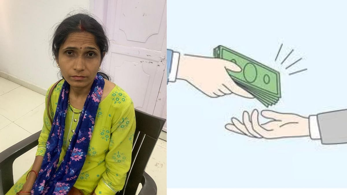 MP News: Woman Patwari Caught Accepting ₹5k Bribe In Dhar