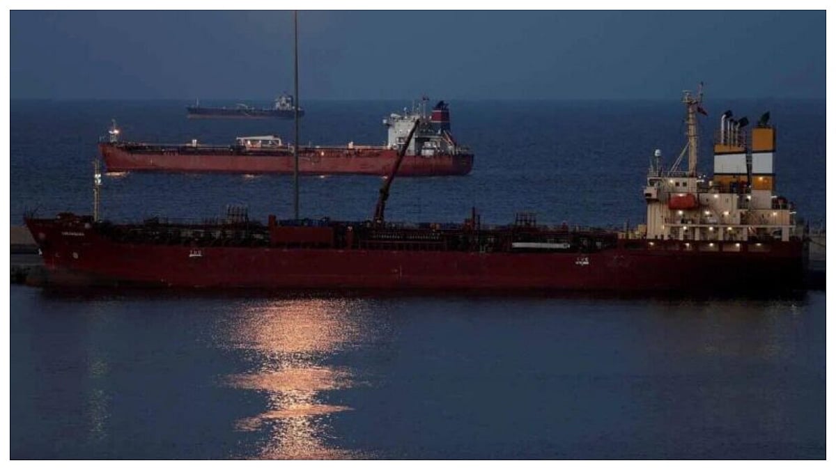 The Liberia-flagged tanker Shenlong delivered 1 million barrels of Saudi crude to Mumbai on March 12 after briefly going dark in the strait. | 