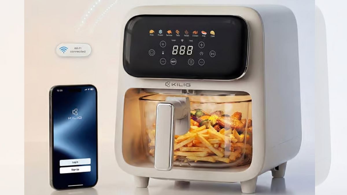 KILIG Borosilicate Nexa Core Wi-Fi Smart Air Fryer (4L)