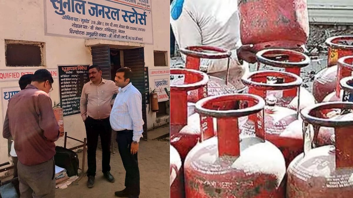Bhopal News: Over 1,000 LPG Cylinders Seized In Three Raids