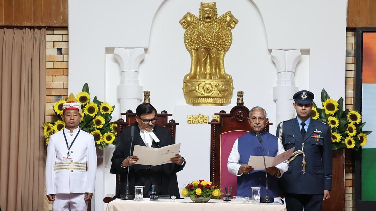 Former Bihar Assembly Speaker Nand Kishore Yadav Takes Oath As Nagaland Governor