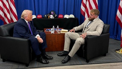 US-Iran-Israel War: 'Is This AI?'; Netizens React As US President Donald Trump & Jake Paul's Interview Sparks Buzz Online