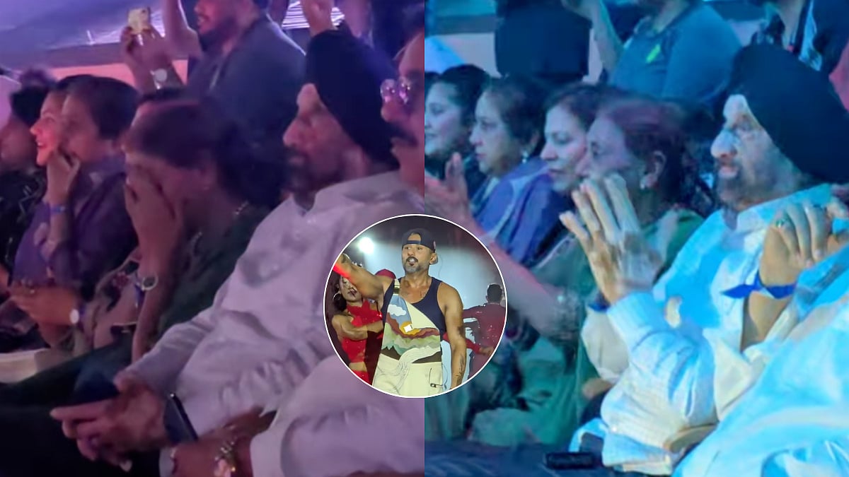 Yo Yo Honey Singh's Mother Gets Emotional Watching Him Perform At Delhi Concert, Proud Father Cheers For Son – WATCH Video