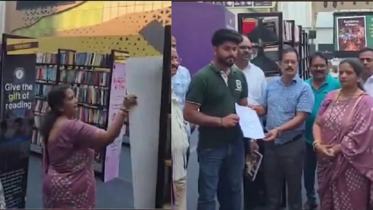 Mumbai: Sena UBT Workers Protest At Book Exhibition In Phoenix Palladium Mall For Not Displaying A Single Marathi Book – VIDEO