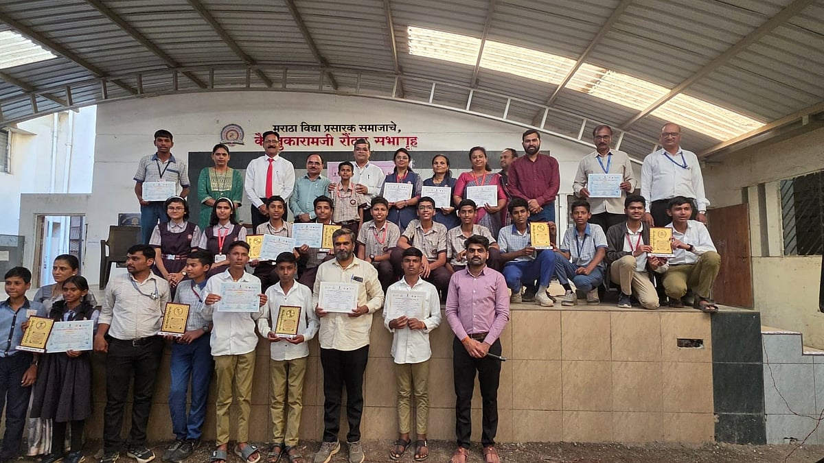 Nashik’s Maratha High School Students Excel At Science Project Exhibition, Bag Two First Prizes