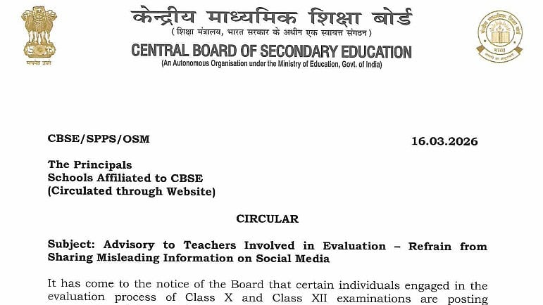 CBSE Warns Teachers Against Sharing Misleading Posts On Board Exam Evaluation; Legal Action Possible