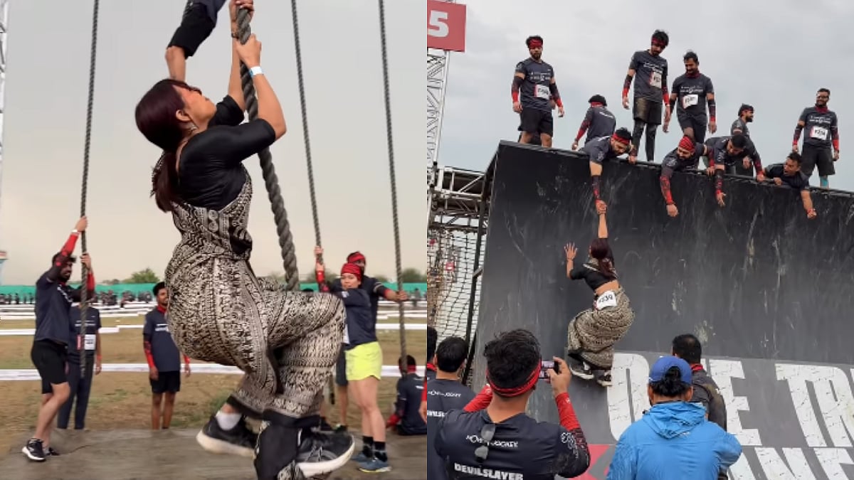 Bihar Woman Ditches Sportswear, Completes Asia’s Toughest Obstacle Race Wearing Saree | WATCH