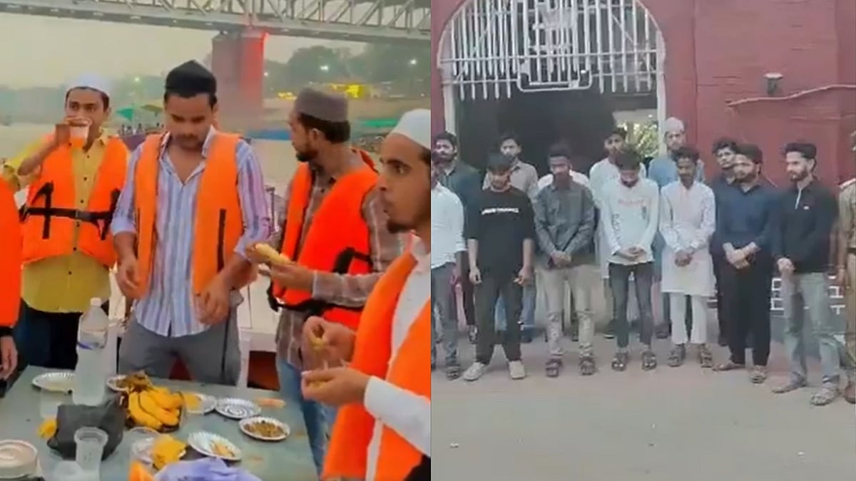 Muslim Youths Host Iftar Party On Boat In Varanasi, Allegedly Threw Chicken Bones & Waste In Ganga; Arrested