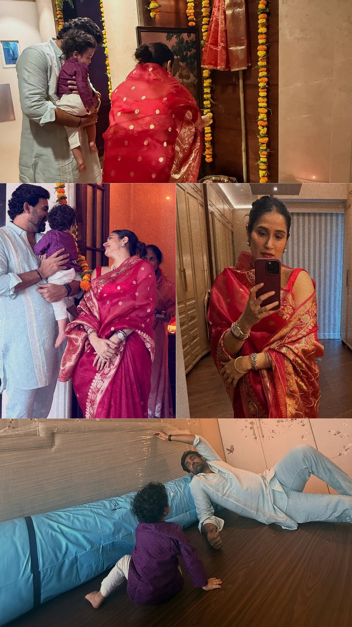 Inside Zaheer Khan & His Wife Sagarika Ghatge's Gudi Padwa Celebration, 'Puran Polis Didn't Stop'