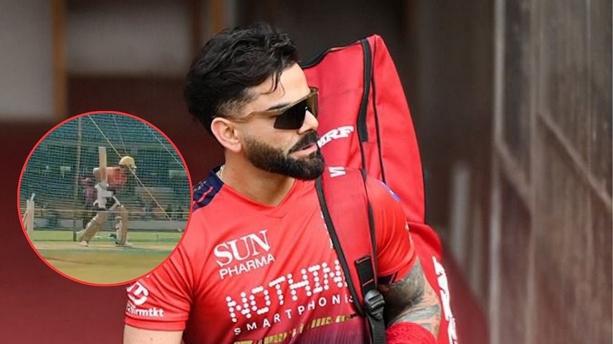 VIDEO: Virat Kohli Smashes Towering Sixes In Practice Ahead Of RCB Comeback For IPL 2026