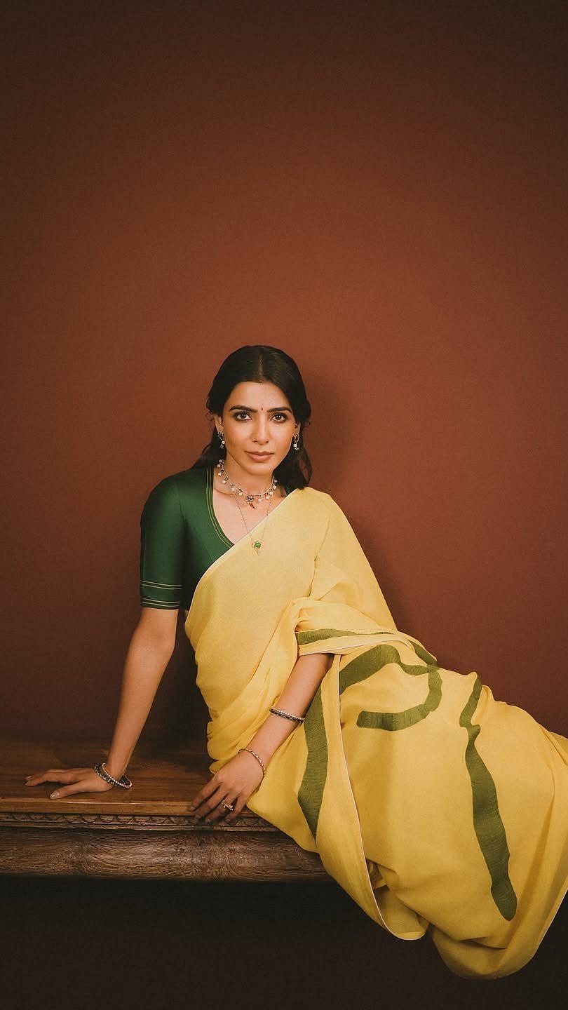 Samantha Ruth Prabhu Wows In Simple Kasavu Saree For Ugadi Celebration: Know How Much It Costs