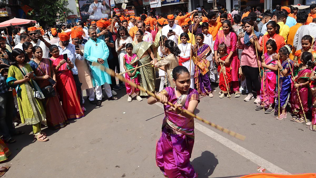 Rhythmic Beats Of Dhol-Tasha And Young Performers Dancing With Pride On The Streets Of Pune