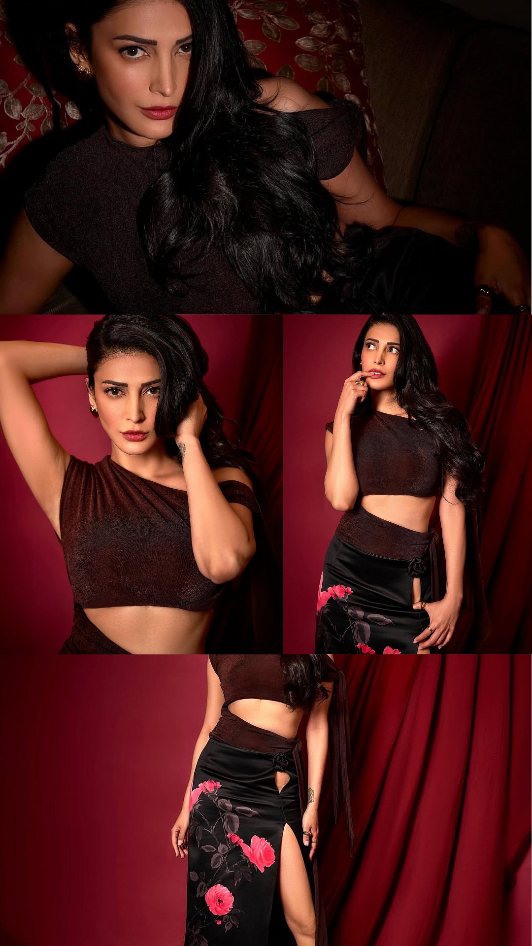 Shruti Haasan Stuns In Daring High-Slit Ensemble As She Joins Ananya Panday In Call Me Bae Season 2