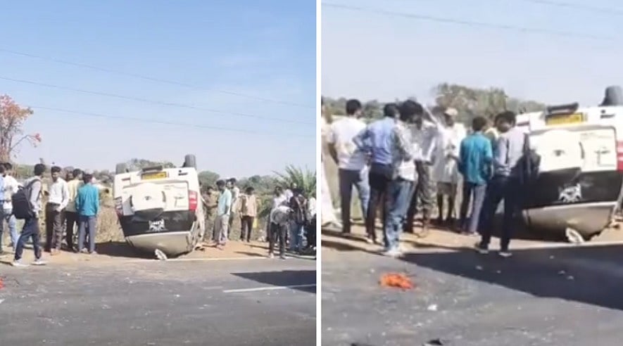 MP News: Five Injured After TUV Overturns On Bhopal–Indore Highway In Sehore; Tyre Burst Suspected; Probe On