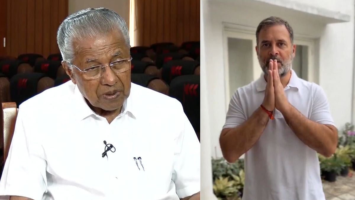 Left: Pinarayi Vijayan
Right: Rahul Gandhi | 