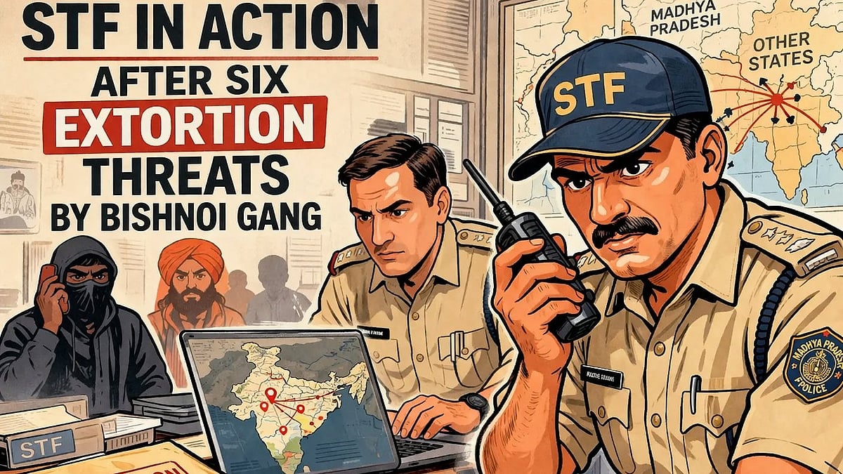 Bhopal News: STF In Action After Six Extortion Threats By Bishnoi Gang | FP Photo