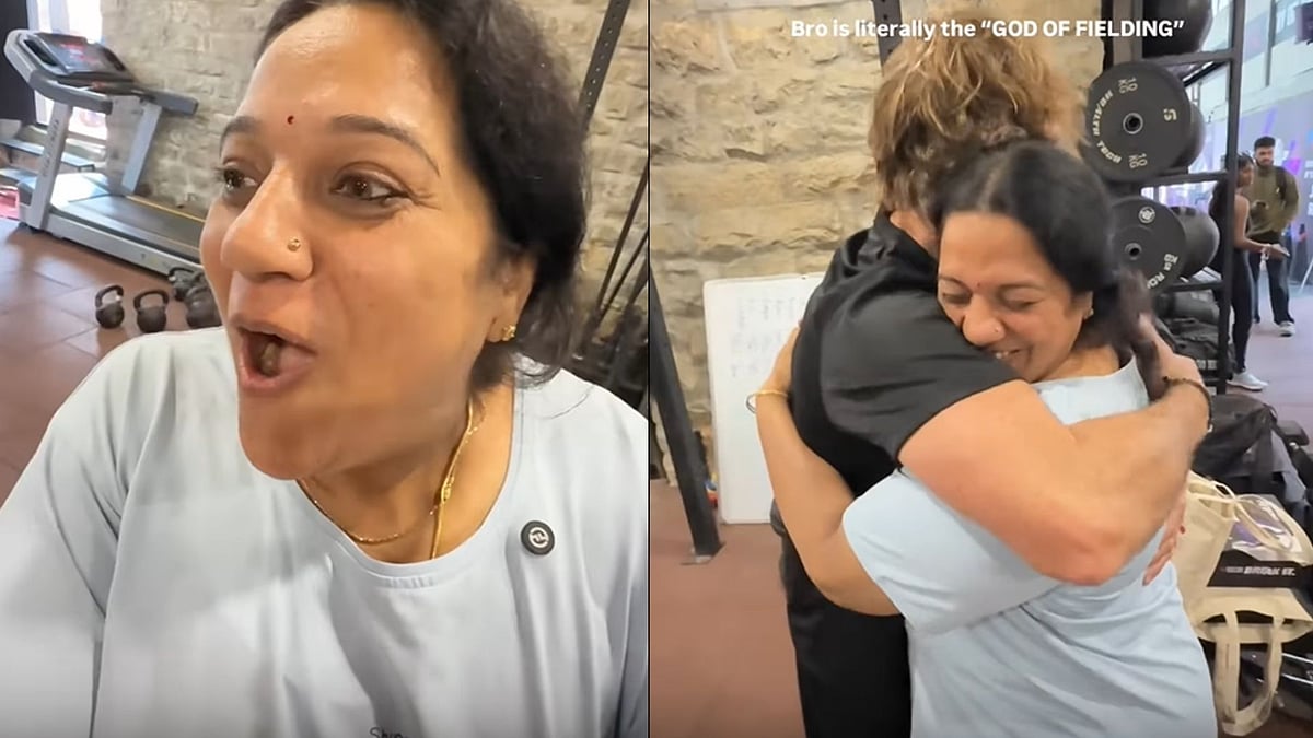 Son Surprises Mother With Childhood Cricket Hero Jonty Rhodes; Her Emotional Reaction Wins Hearts Online - VIDEO