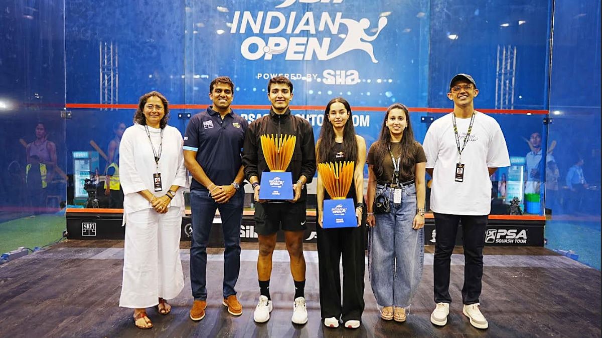 Indian Squash Stars Abhay Singh And Anahat Singh Clinch Men's & Women's Titles At JSW Indian Open 2026