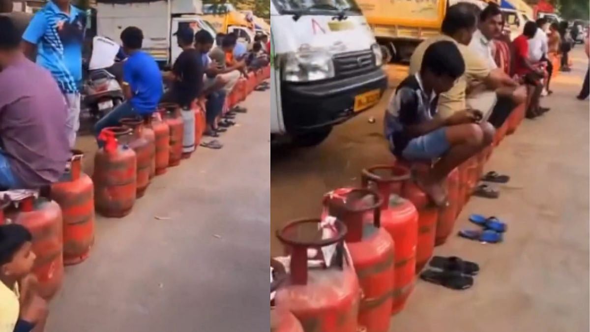 LPG Shortage In Mumbai: Video Shows Long Queue Of Residents, Including Children, At Kandivali Amid West Asia Crisis - VIDEO